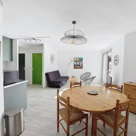 V-landes 02-vieux Boucau 4 Personnes Avec Vue Sur Le Marin Dans Avec Piscine *